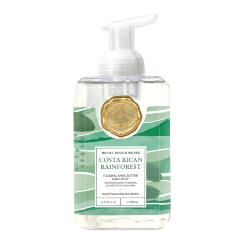 Michel Design Works Costa Rican Rainforest foaming hand soap 530ml with green bottle design