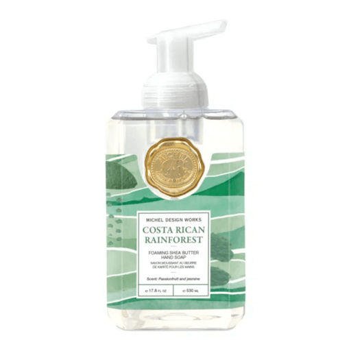 Michel Design Works Costa Rican Rainforest foaming hand soap 530ml with green bottle design