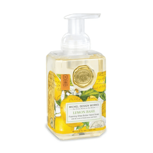 Michel Design Works Lemon Basil foaming hand soap 530ml pump bottle
