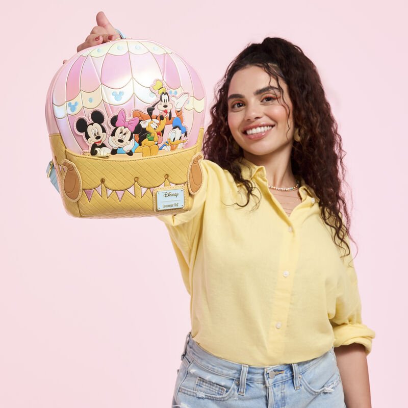 Mickey & Friends Hot Air Balloon Figural Mini Backpack - Something Different Gift Shop