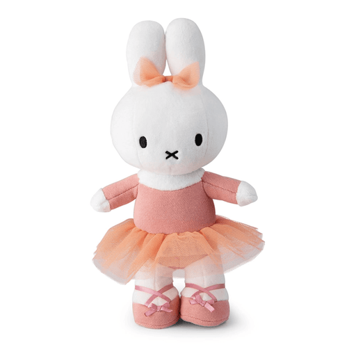 Miffy Ballerina 24cm plush toy by Bon Ton Toys wearing pink ballet outfit