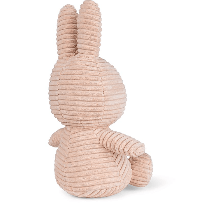 Miffy Corduroy Misty Rose plush toy back view