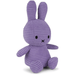 Miffy Corduroy Purple plush toy angled view