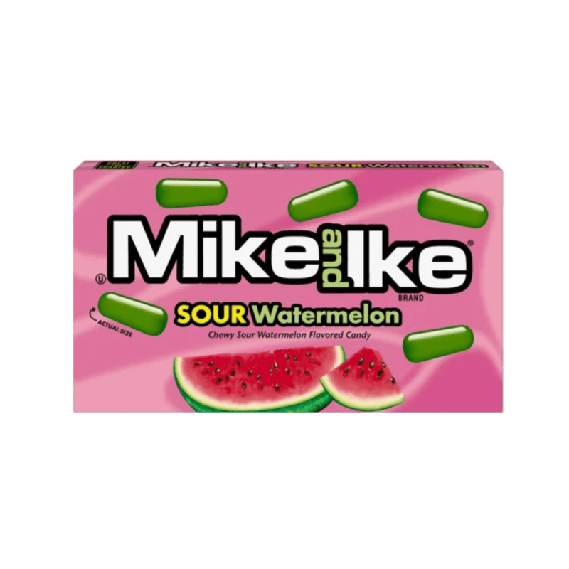 Mike and Ike Sour Watermelon theatre box chewy sour candy