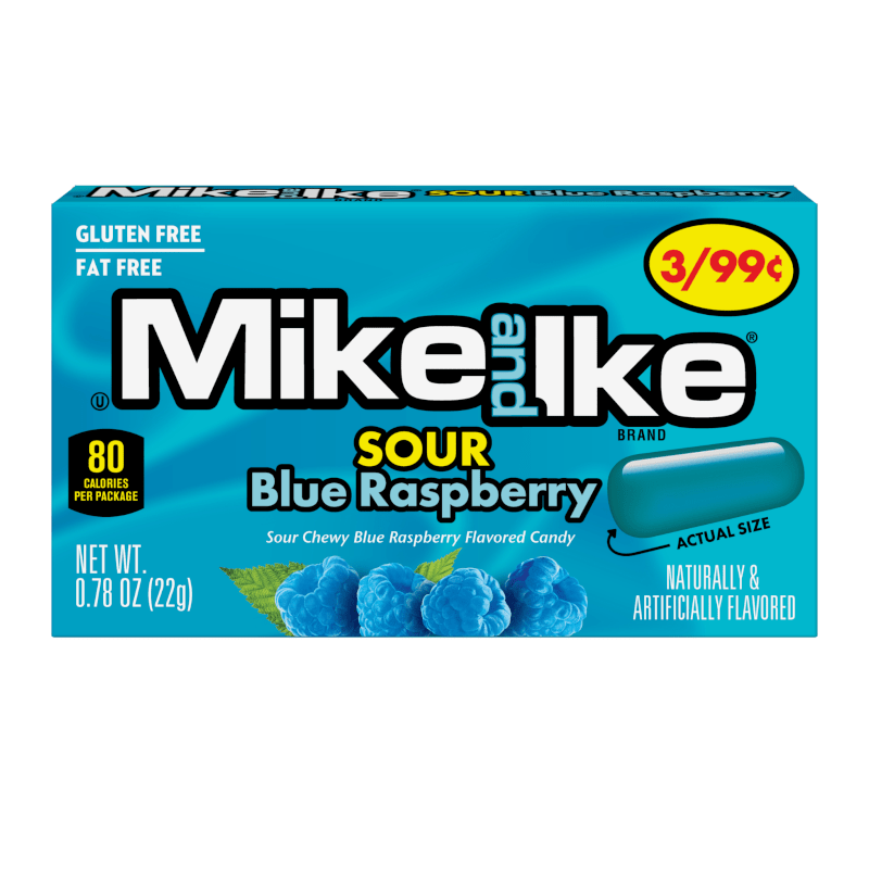 Mike & Ike Sour Blue Raspberry Changemaker 22g - Something Different Gift Shop