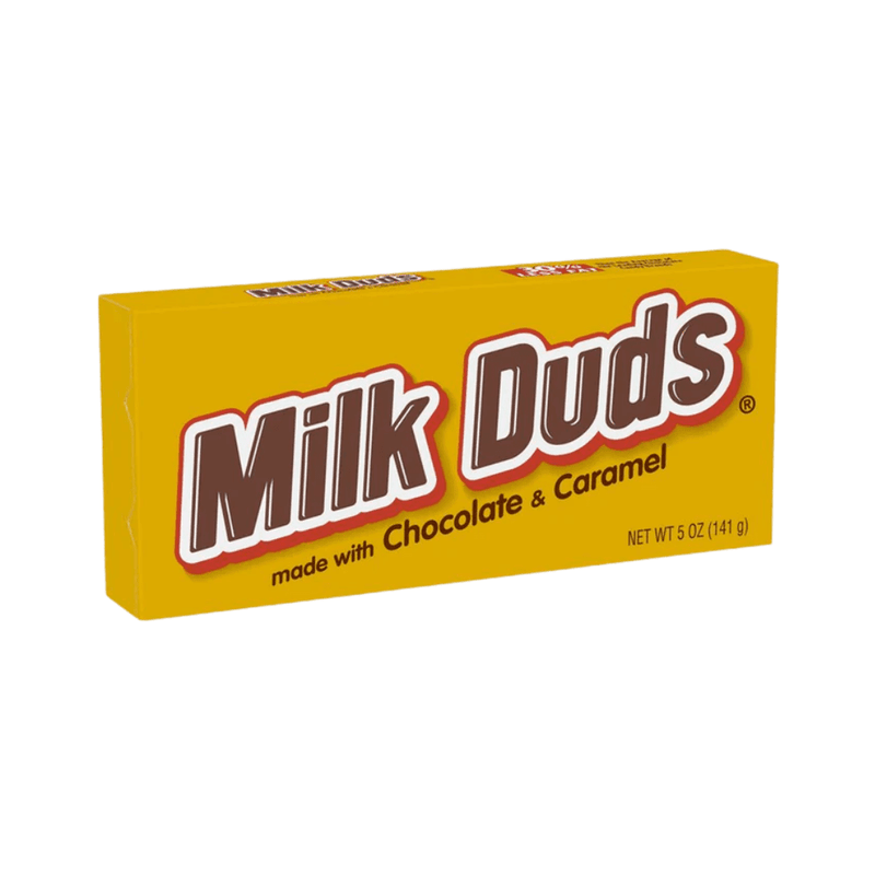 Milk Duds theatre box chocolate and caramel candy 141g