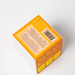 Top of Milkjar Citrus candle box showing safety label and barcode.