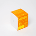Milkjar Citrus candle box showing Sweet Orange and Lemongrass essential oil scent on white background.
