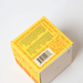 Top of Milkjar Lemonade candle box showing safety label and barcode.