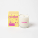 Milkjar Sunnyside white nectarine and pear candle with matching box on a white background.