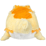 Back of Mini Squishable Bearded Dragon plush showing its orange markings and tail