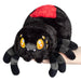 Soft black and red Mini Squishable Black Widow plush toy with big yellow eyes and fangs.