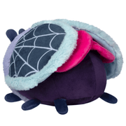 Side view of Mini Squishable Haunted Moth with pink wings and purple body