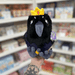 Mini Squishable King Raven plush toy held in hand, front view