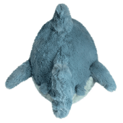 Rear view of the Mini Squishable Megalodon plush toy