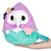Mini Squishable Mermaid Plague Nurse plush with purple hood, teal tail, and shell detail.