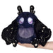 Mini Squishable Midnight Mothman plush with starry wings and purple belly, held in hand
