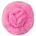 Top view of Mini Squishable Rose plush showing the pink rosebud spiral detail