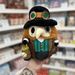 Mini Squishable Steampunk Plague Doctor plush toy held in hand, front view