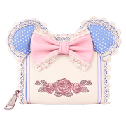 Minnie Mouse Floral and Lace Zip Around Wallet - Something Different Gift Shop