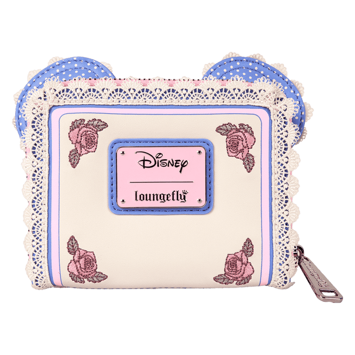Minnie Mouse Floral and Lace Zip Around Wallet - Something Different Gift Shop