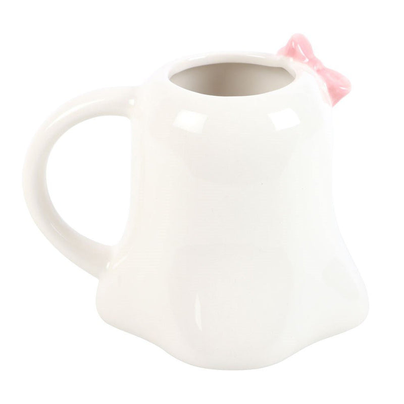 Miss Boo Ghost Shaped Ceramic Mug - Something Different Gift Shop