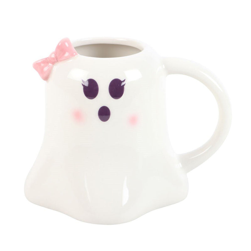 Miss Boo Ghost Shaped Ceramic Mug - Something Different Gift Shop