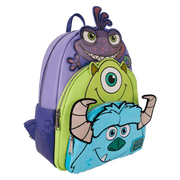 Monsters, Inc. Sulley, Mike, & Randall Triple Pocket Mini Backpack - Something Different Gift Shop