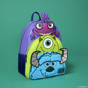 Monsters, Inc. Sulley, Mike, & Randall Triple Pocket Mini Backpack - Something Different Gift Shop