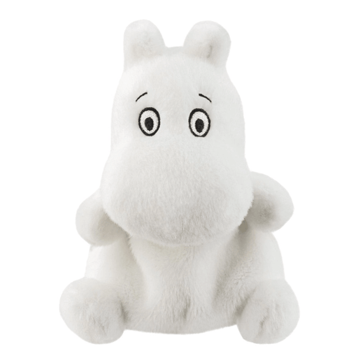 Moomin Palm Pals white plush soft toy front view