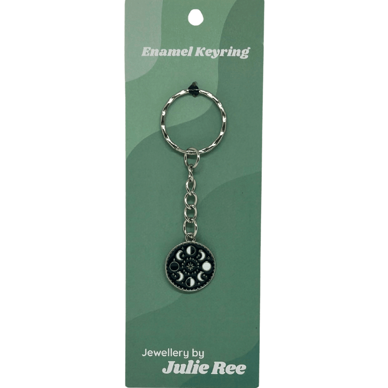 Moon Phase Keyring – Jewellery By Julie Ree - Something Different Gift Shop