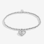 Joma Jewellery A Little Just For You Mum Bracelet with sparkling heart charm