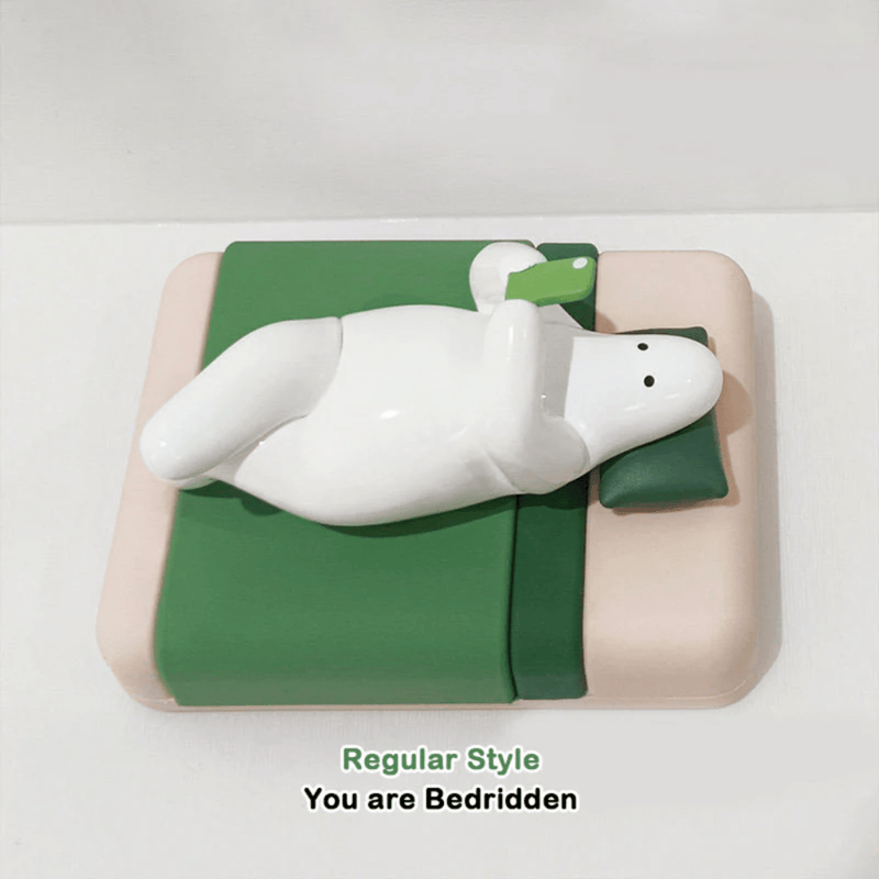 Mr.Donothing Home Series You are Bedridden figure on green bed