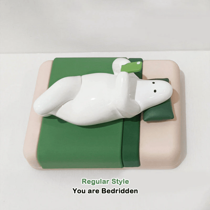 Mr.Donothing Home Series You are Bedridden figure on green bed
