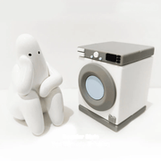 Mr.Donothing Home Series You Who are Thinking figure with washing machine