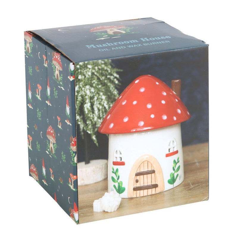 Mushroom House Oil Burner - Something Different Gift Shop