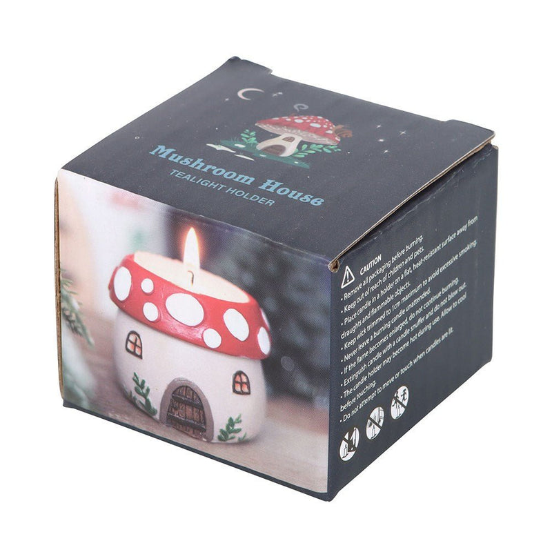 Mushroom House Tealight Holder - Something Different Gift Shop