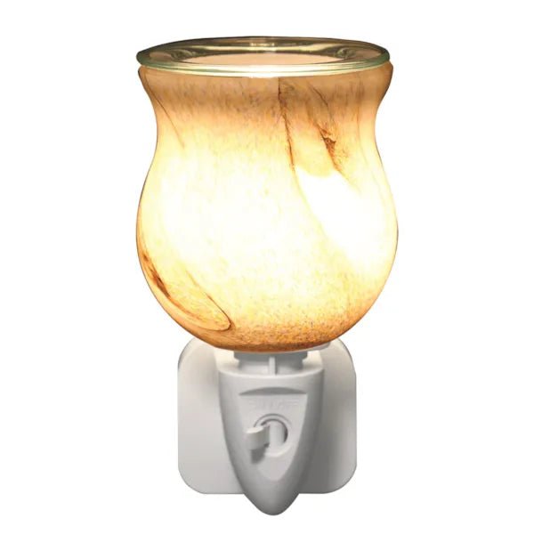 Natural Swirl Plug - In Wax Melt Burner - Something Different Gift Shop