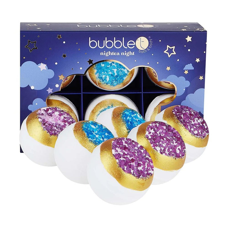 Nightea Night Geode Bath Bomb Gift Set (6 x 100g) - Something Different Gift Shop
