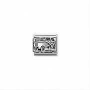 Nomination Classic camper van link in silver for Nomination Composable Classic bracelets
