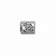Nomination Classic car link in silver for Nomination Composable Classic bracelets