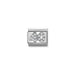Nomination Classic Link number 40 in sterling silver with white cubic zirconia, Composable bracelet charm