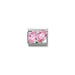 Nomination Classic Link Pink Twin Drops cubic zirconia charm