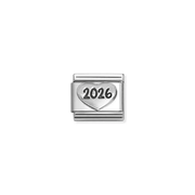 Nomination Composable Classic 2026 Heart Link charm front view
