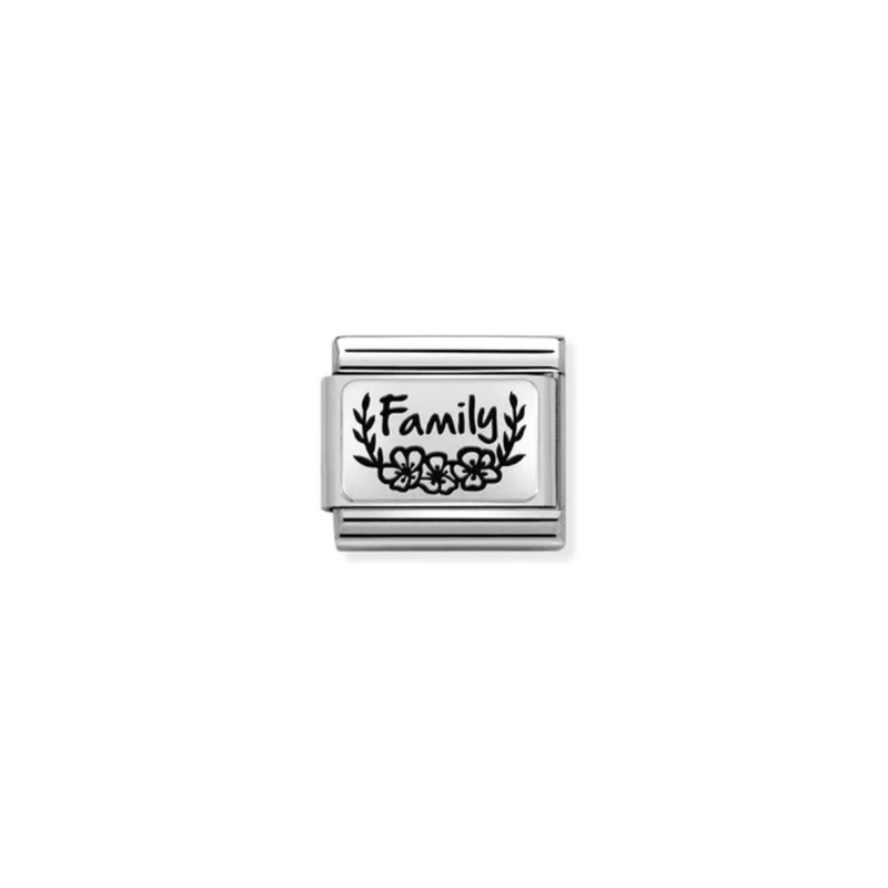  Nomination Composable Classic Family With Flowers Link Charm
