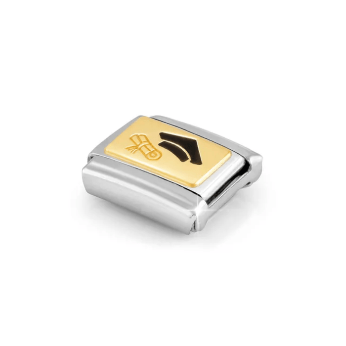 Nomination Composable Classic Graduation Cap Link charm angled view
