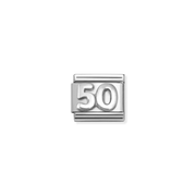 Nomination Composable Classic Silver 50th Birthday Link Charm