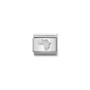 Nomination Composable South Africa map charm in sterling silver