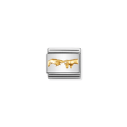 Nomination Composable Creation of Adam charm in bonded yellow gold