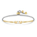 Nomination Milleluci MUM bracelet with yellow gold detail and cubic zirconia